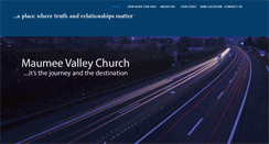 Desktop Screenshot of maumeevalleychurch.com